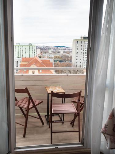 parveke/terassi, Pajger Apartman Egyetemváros (Pajger Apartman Egyetemvaros) in Szigeti Kulvaros