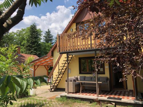 . Forest-side home by recreational lake