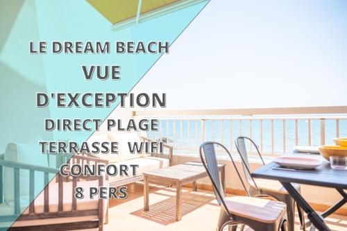 Le DREAM BEACH-TERRASSE-VUE MER D'Exception-WIFI-PARKING - TOP PROS SERVICESConciergerie - Location saisonnière - Palavas-les-Flots