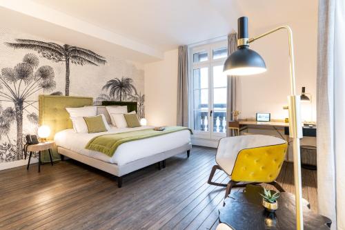 Chambre double avec 1 ou 2 lits, deluxe, vue sur la mer