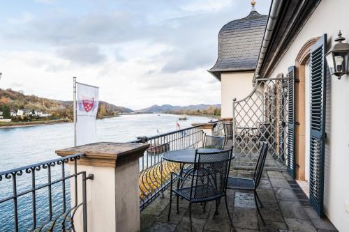 Udsigt, Rheinhotel Schulz in Unkel