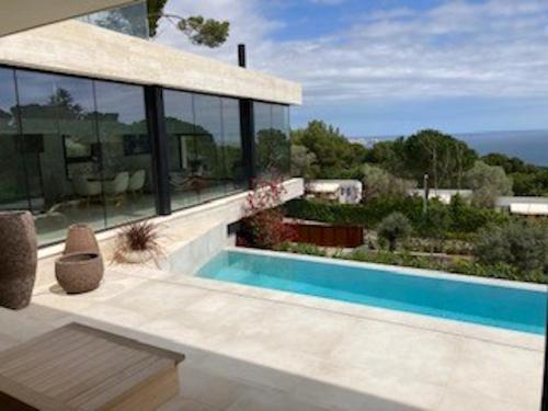 One bedroom appartement at Calonge 400 m away from the beach with sea view private pool and enclosed garden