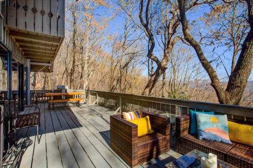 Quiet Mountain Getaway with Deck and Sweeping Views