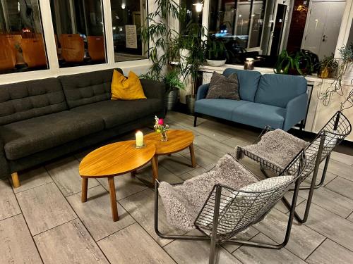 Közös társalgó / TV, Hostel Oslofjord in Stabekk