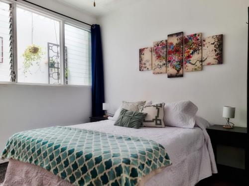 1 double bed