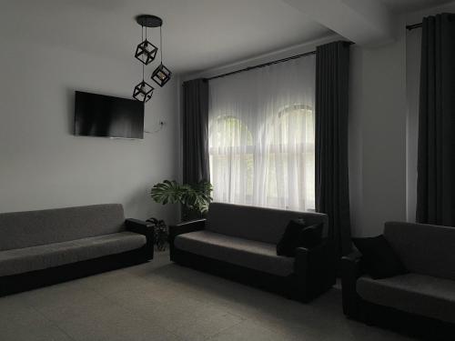 Shared lounge/TV area, Din Natura in Slanic