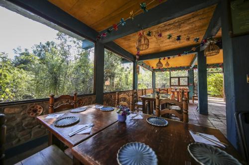 Restorāns, Huayápam Yù'ú Lodge (Huayapam Yu'u Lodge) in San Andres Huayapan
