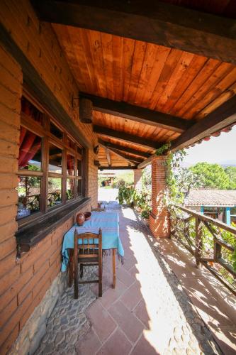 Balkons/terase, Huayápam Yù'ú Lodge (Huayapam Yu'u Lodge) in San Andres Huayapan