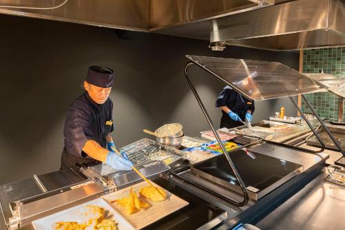 Restaurant, Grandvrio Hotel Unazuki Onsen in Asahi