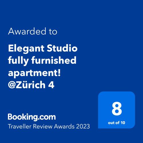 B&B Zurigo - Elegant Studio fully furnished apartment! @Zürich 4 - Bed and Breakfast Zurigo