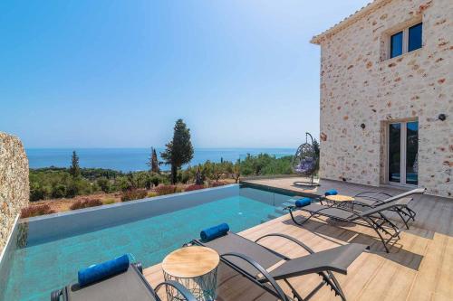 Spartia Sea view Villa - Accommodation - Volimes