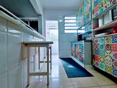 مطبخ, Apartamento Asturias Tombo in Vila Luis Antonio