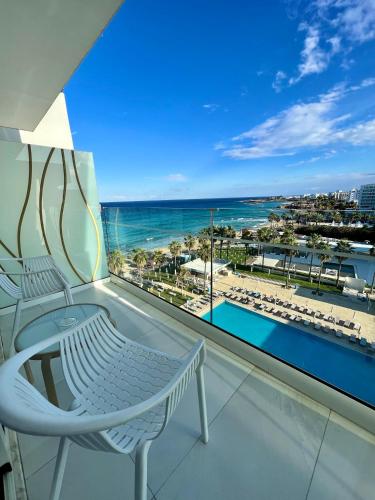 Chambre double avec 1 ou 2 lits, vue sur la mer