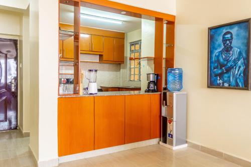 virtuvė, Quzuri Homestay JKIA SGR Nairobi Kenya 1 month Affordable Longstay in Mlolongo