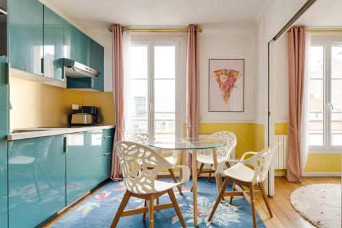 Kitchen, Duplex Moderne Cosy - Proche Porte d'Italie - Parking in Le Kremlin Bicetre