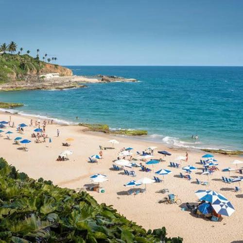 Ap climatizado com vista mar no Rio Vermelho