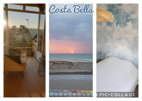 B&B Criel-sur-Mer - Rez de jardin vue mer Costa Bella - Bed and Breakfast Criel-sur-Mer