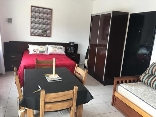1 double bed, 2 sofa beds