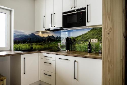 virtuve, Domek na Zrąbku Pod Gubałówką (Domek na Zrabku Pod Gubalowka) in Nowe Bystre