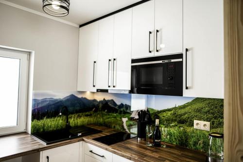 virtuve, Domek na Zrąbku Pod Gubałówką (Domek na Zrabku Pod Gubalowka) in Nowe Bystre