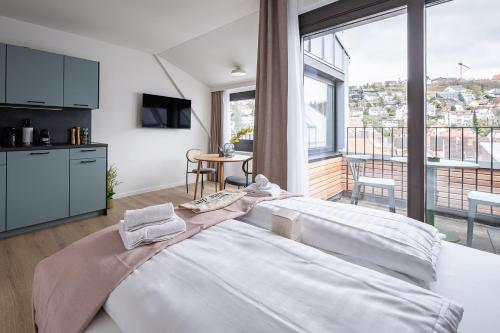 شرفة/ تراس, Limehome Stuttgart Elsenhansstr in Feuerbach