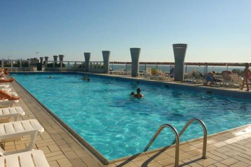 Homely flat with balcony and swimming pool