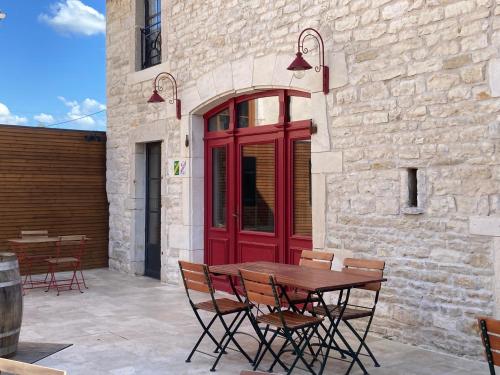 Balkons/terase, L'Aubergiste in Corcelles-les-Arts