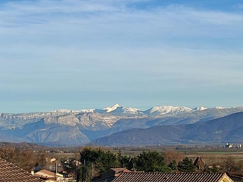 Chambre Génissieux, vue sur Vercors - Pension de famille - Génissieux