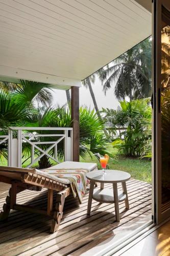 Terraza/balcón, Hotel Coucoue Lodge in Assinie