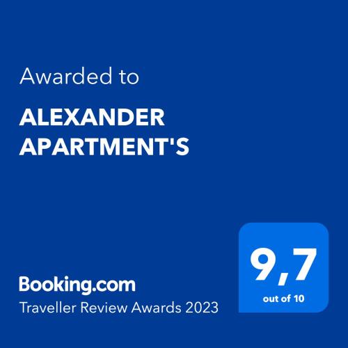 ALEXANDER APARTMENT'S