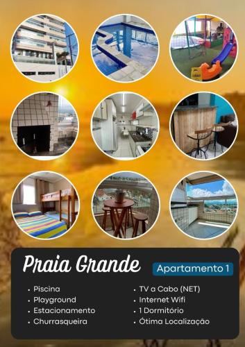 Apartamento Com Piscina e Sacada Gourmet- Aviação#