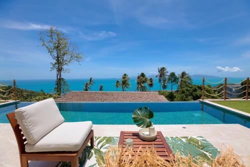 Tropical Seaview Villa with Pool