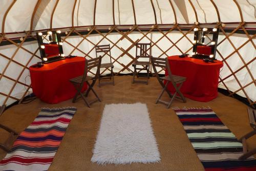 Fred's Yurts at Hay Festival