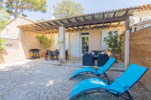 Le Mas, maison au charme provençale idéalement située entre mer et vignes - Location saisonnière - Hyères