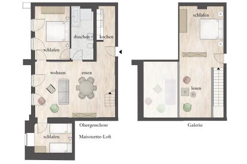 havelblau FERIENLOFTS Room Type - Three-Bedroom Maisonette - 14