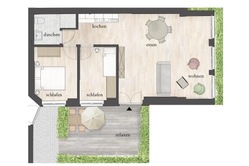 havelblau FERIENLOFTS Room Type - Two-Bedroom Apartment with Terrace - 7