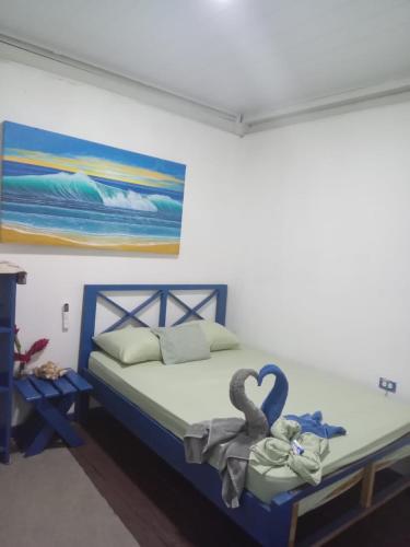 1 double bed