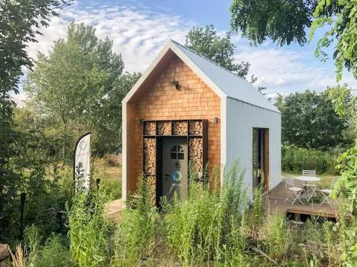 Tiny Haus auf idyllischem Grundstück im Rittergut in Klipphausen, Deutschland
