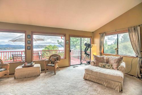 Spacious Kelseyville Home with Large Lakefront Deck!