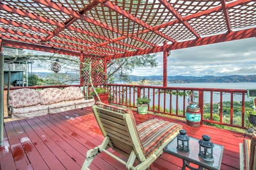 Spacious Kelseyville Home with Large Lakefront Deck!