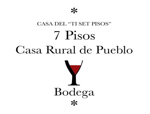 7 Pisos Casa Rural de Pueblo