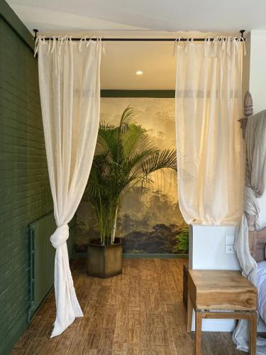 Suite, vue sur le jardin