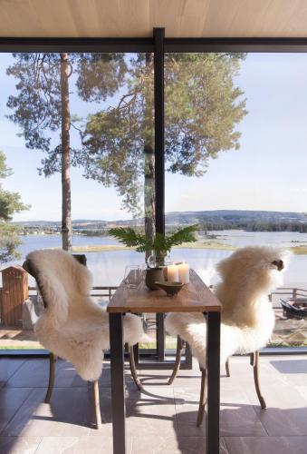Kilátás, The WonderInn Mirrored Glass Cabin - Wonderinn Delta in Sarpsborg