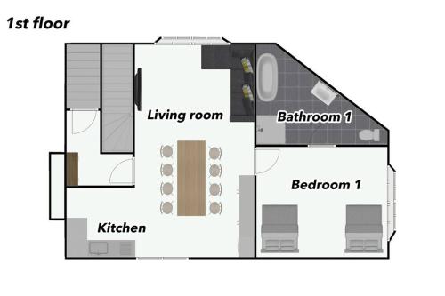 Split Level House in Hongdae