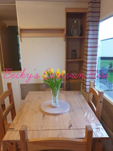 Becky's Caravan at Marton Mere in Marton