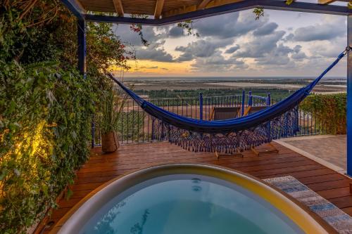 balcon/terasă, Yama Wine Spa and Suites in Zichron Yaakov