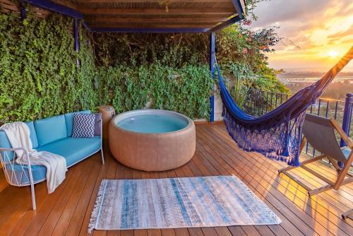 balcon/terasă, Yama Wine Spa and Suites in Zichron Yaakov