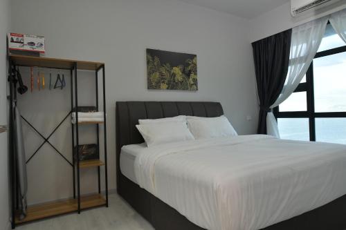 Kota Kinabalu Jesselton Quay Sea View with washing machine