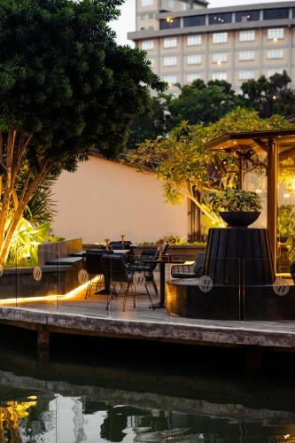 餐廳, 沃達SPA別墅 (Woda Villa & Spa) in 巴圖