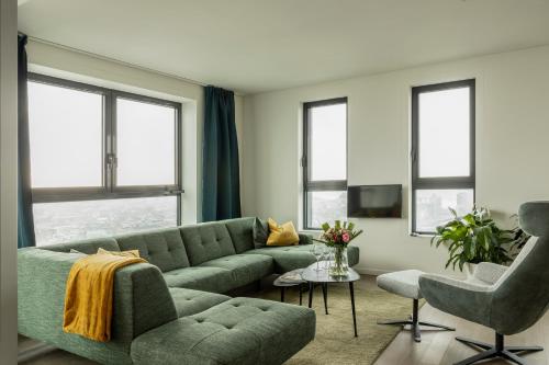 UNIEK appartement - mooiste en hoogste uitzicht op Antwerpen! - incl gratis parking